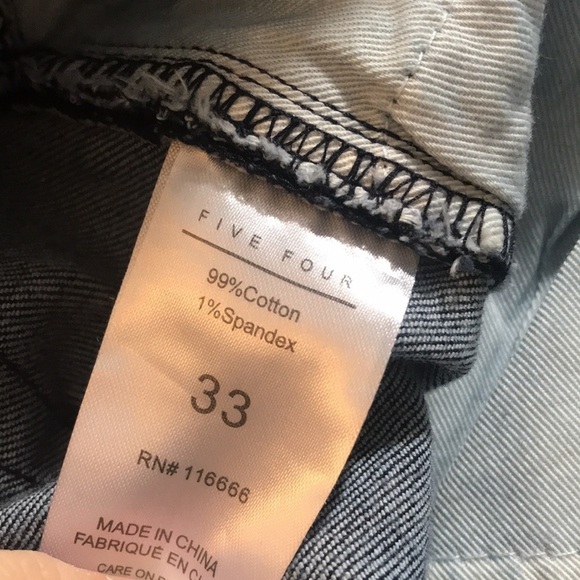 Five Four NWT “Leonel Slim” Dark Wash Jeans size 33 - Picture 10 of 11